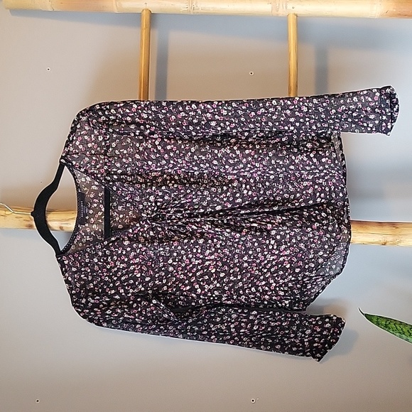 All Saints ELIANA Ditz Floral Top - Picture 3 of 10